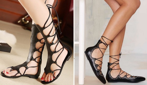 Rock The Trend: How To Wear Lace Up Flats