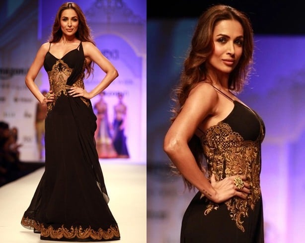 Maliaka Arora Khan at AIFW 2016 By Mandira Wirk