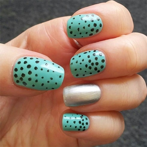 Polka Dot Nail Design