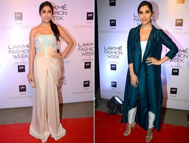 Shriya Saran And Sophie Choudry At at Lakme Fashion Week 2016