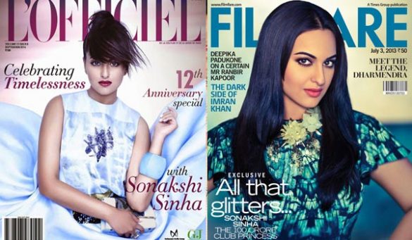 Sonakshi Sinha On The Magazine Cover Page