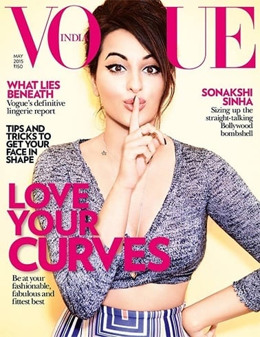 Sonakshi Sinha Vogue May 2015 Magazine Cover