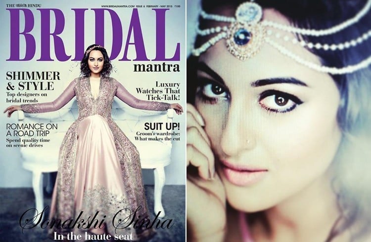 Sonakshi Sinha On The Bridal Mantra Magazine Cover