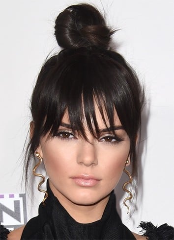 Kendall Jenner Top Knot Hairstyle