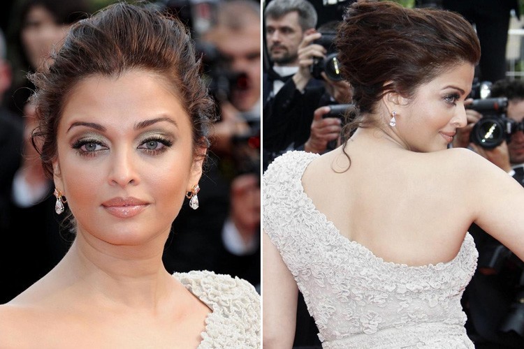 Aishwarya Rai bun hairstyle