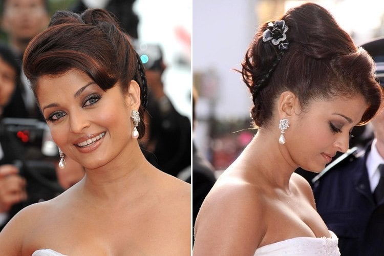 Aishwarya Rai hairstyles at cannes