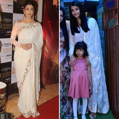 Aishwarya Rai in white