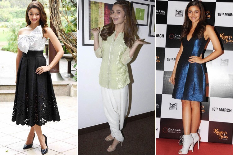 Alia Bhatt looks at Alia Bhatt Promotions