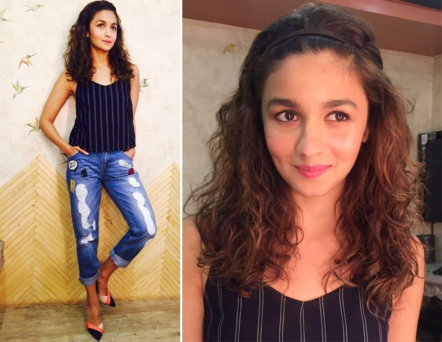 Alia In Distressed Denims