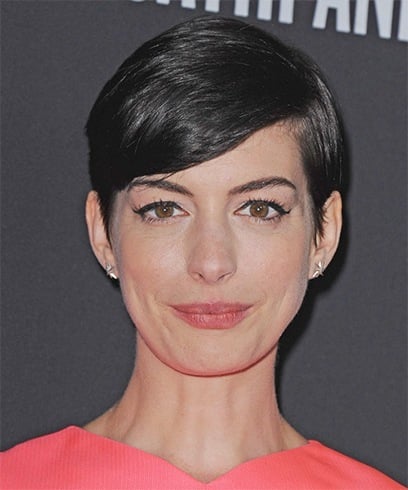 Anne Hathway Neat Pixie Cut