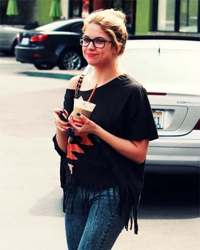 Ashley Benson specs