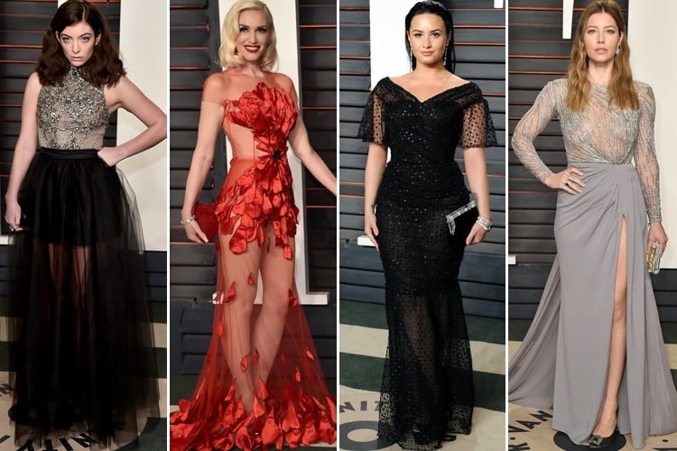 Celebrities at Academy Awards Night 2016