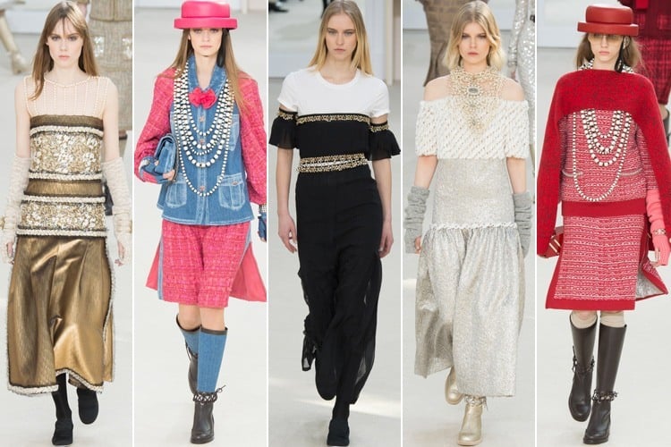 Chanel outfits at Paris Fashion Week 2016