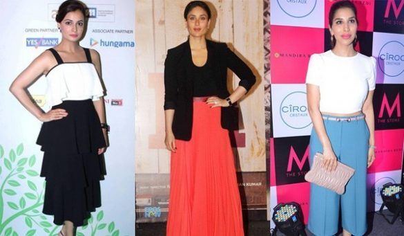 Celebrities in Color Blocking In 2 Shades