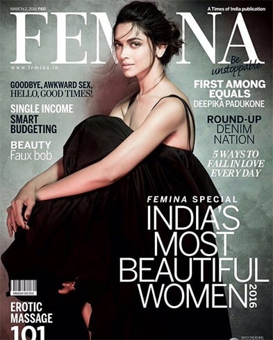 Deepika Padukone On Femina Magazine Covers March 2016