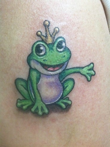 Frog prince tattoo