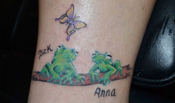 Frog Tattoos On Wrist