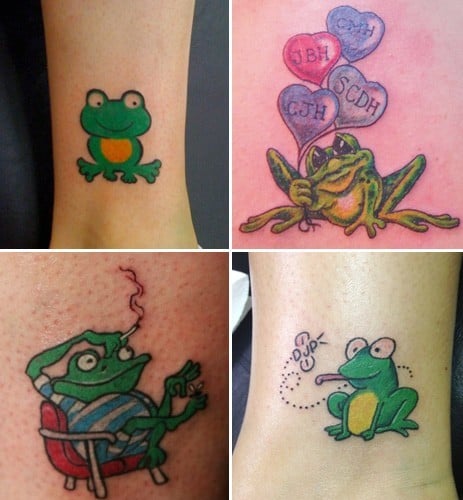 Frog tattoos