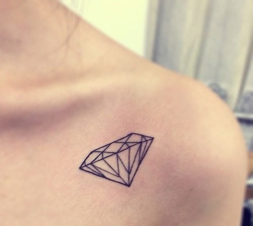 Diamond Geometric Tattoo Designs