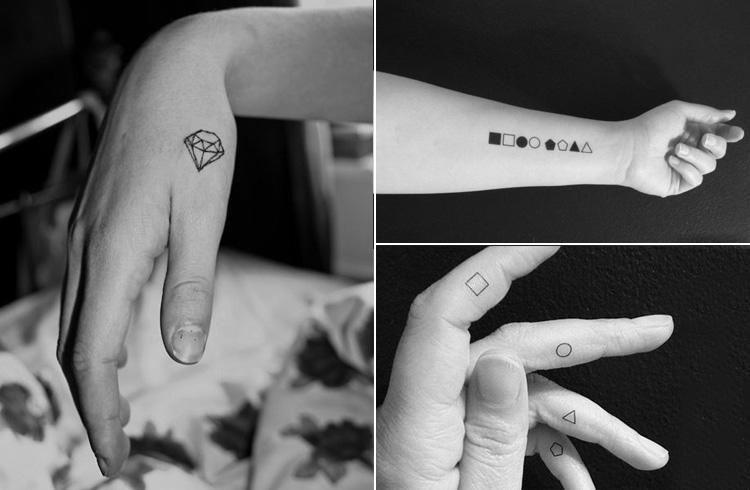 Geometric Tattoo on Hand