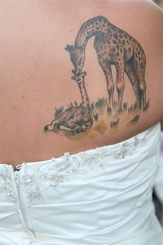 Giraffe tattoo designs
