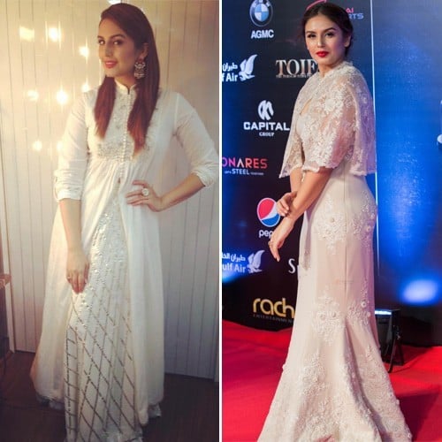 Huma Qureshi in white dress