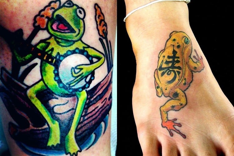 Japanese Frog Tattoo