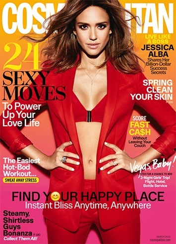 Jessica Alba On Cosmopolitan