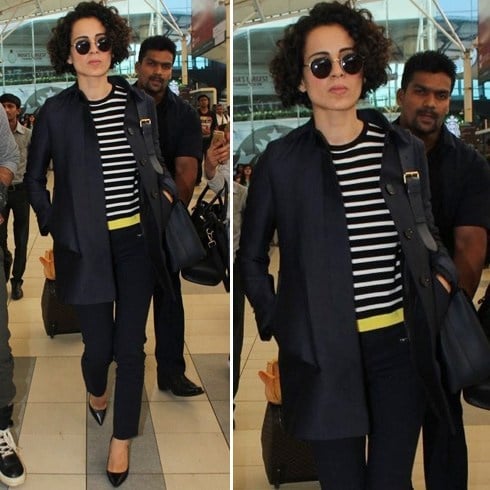 Kangana Ranaut airport style