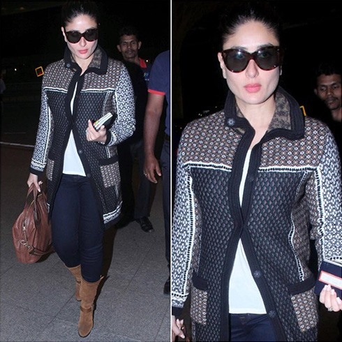 Kareena at airport