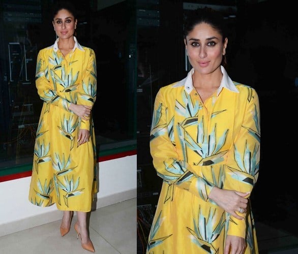 Kareena in Fendi Shirt Dress