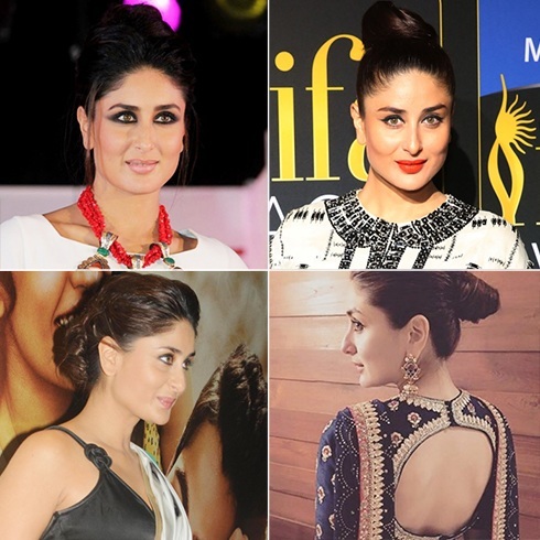 Kareena Kapoor hair bun