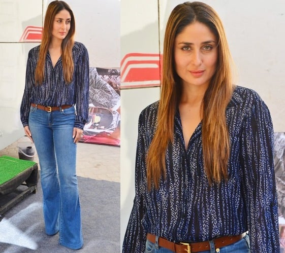 Kareena Kapoor In Blue Michael Kors