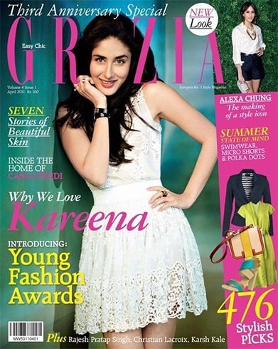 Kareena Kapoor on Grazia magazine