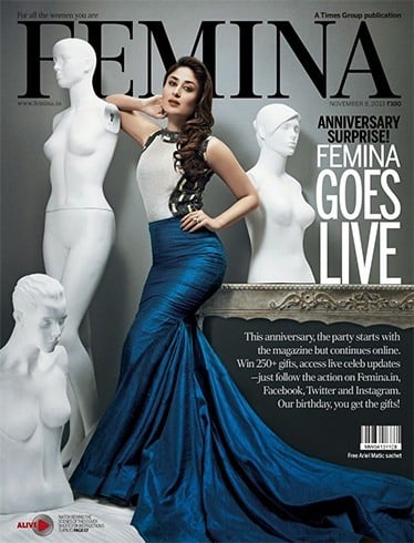 Kareena Kapoor on Femina magazine