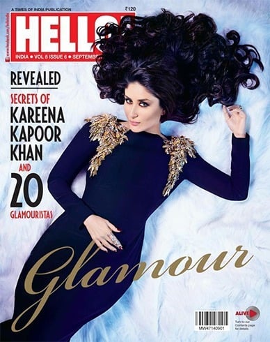 Kareena on Hello magazine cover