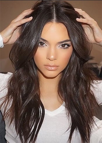 kendall Jenner Messy Hairstyle