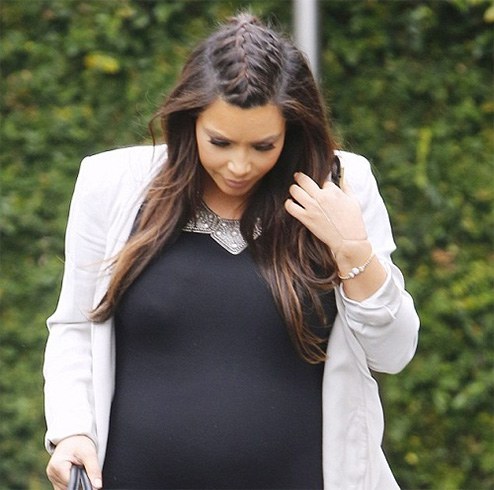 Kim Kardashian Fishtail Braid