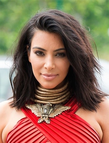 Kim Kardashian short hair