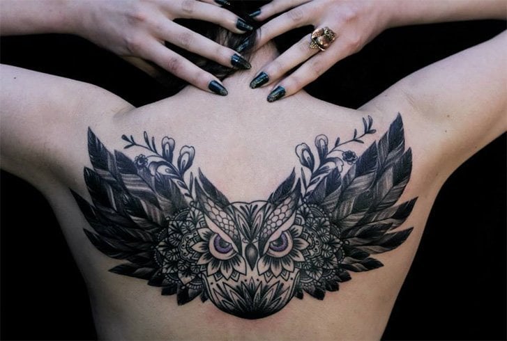 Large Owl Tattoos