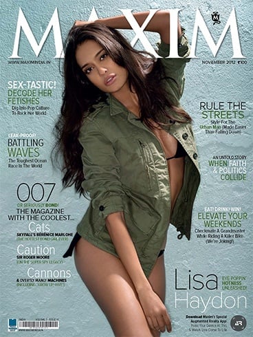 Lisa Haydon on Maxim