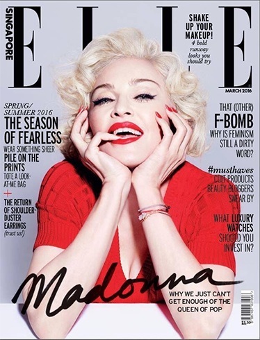 Madonna On Elle