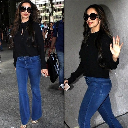 Malaika Arora airport fashion