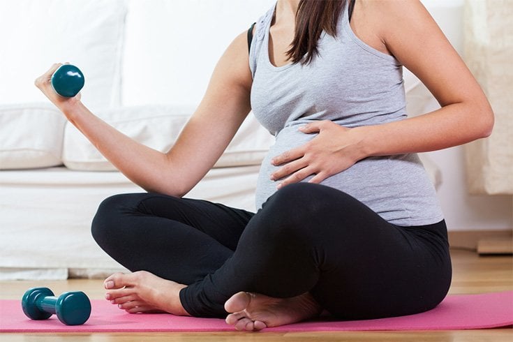 No harsh weight lifting while pregnancy