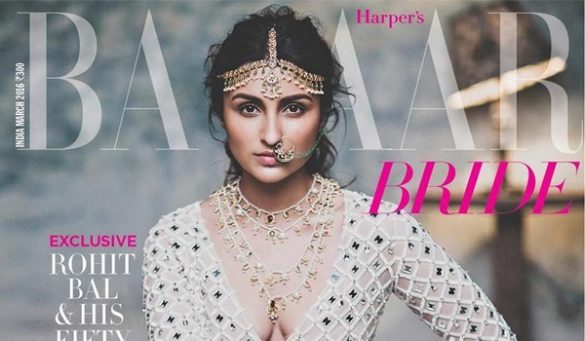 Parineeti Chopra on Harpers Bazaar Bridein