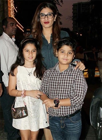 Raveena Tandon kids