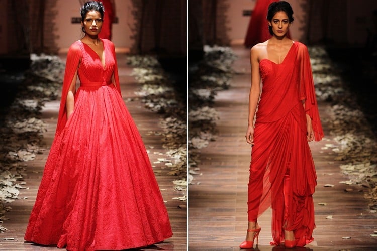 Shantanu Nikhil Red Dress