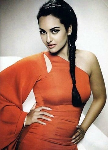 Sonakshi Sinha french braid