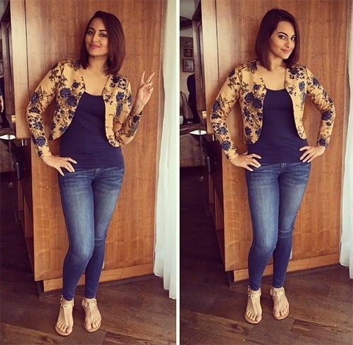 Sonakshi Sinha in jeans