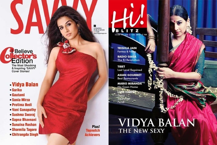 Vidya Balan Magazine Cover